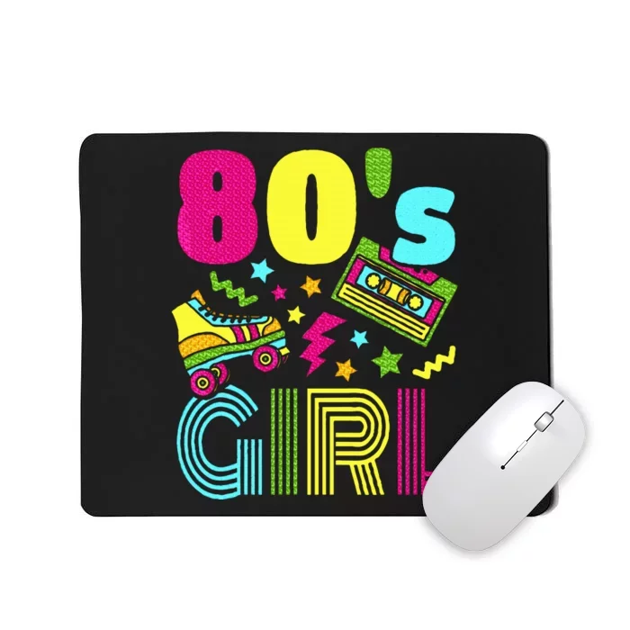 80s Girl 1980s Theme Party 80s Costume Outfit Mousepad