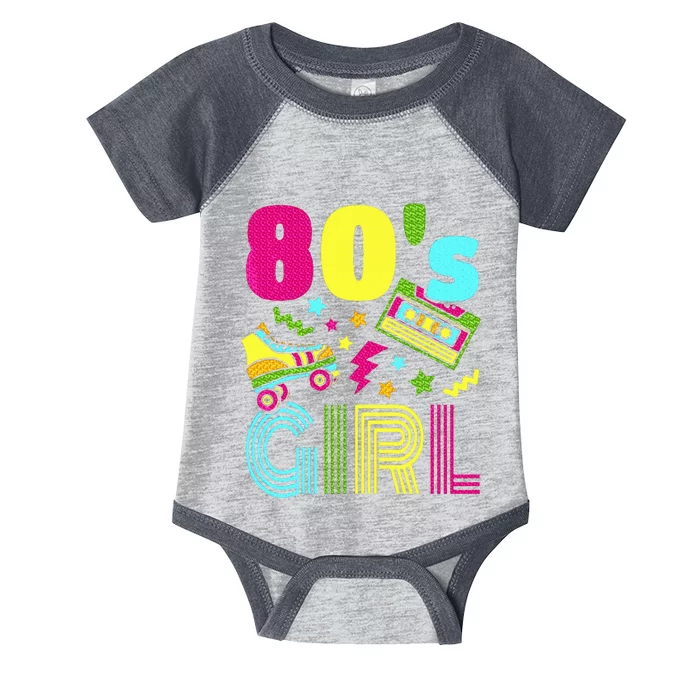 80s Girl 1980s Theme Party 80s Costume Outfit Infant Baby Jersey Bodysuit