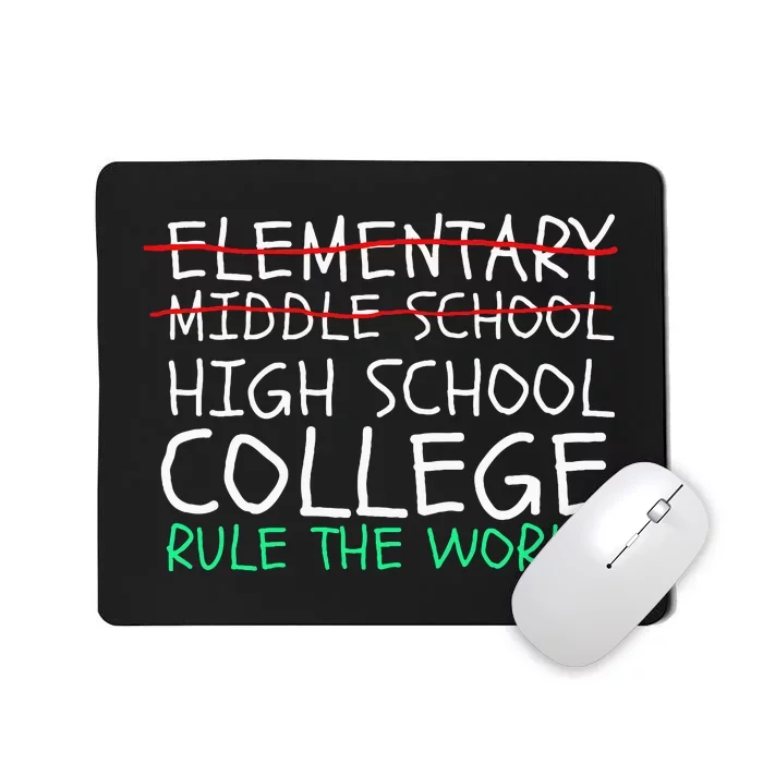 8th Grade Graduation Hilarious Middle School Memories Mousepad