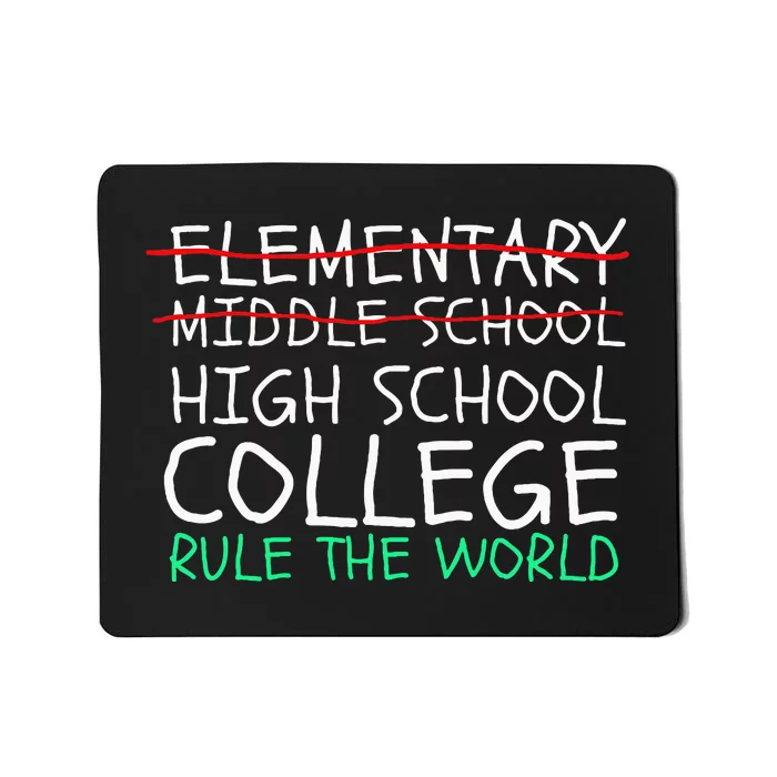 8th Grade Graduation Hilarious Middle School Memories Mousepad