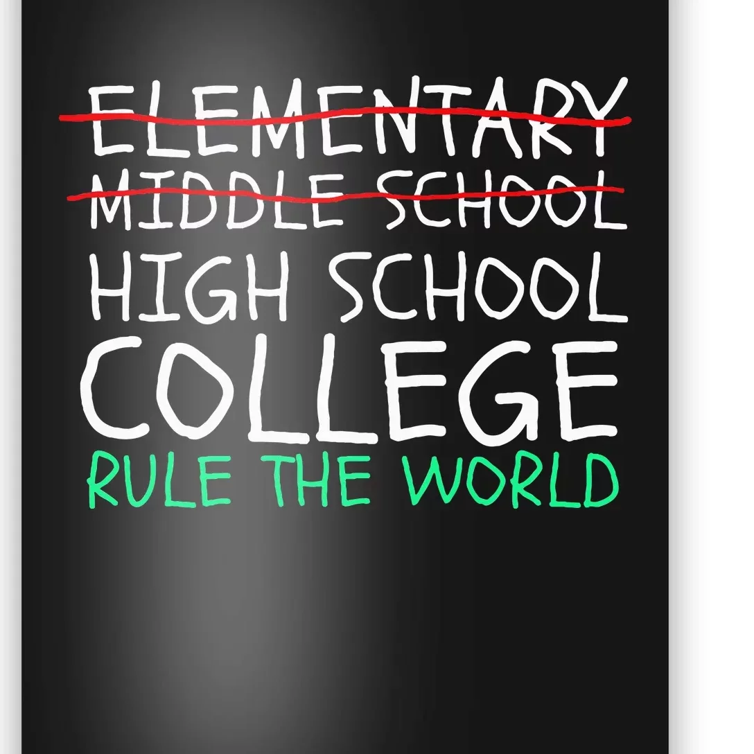 8th Grade Graduation Hilarious Middle School Memories Poster