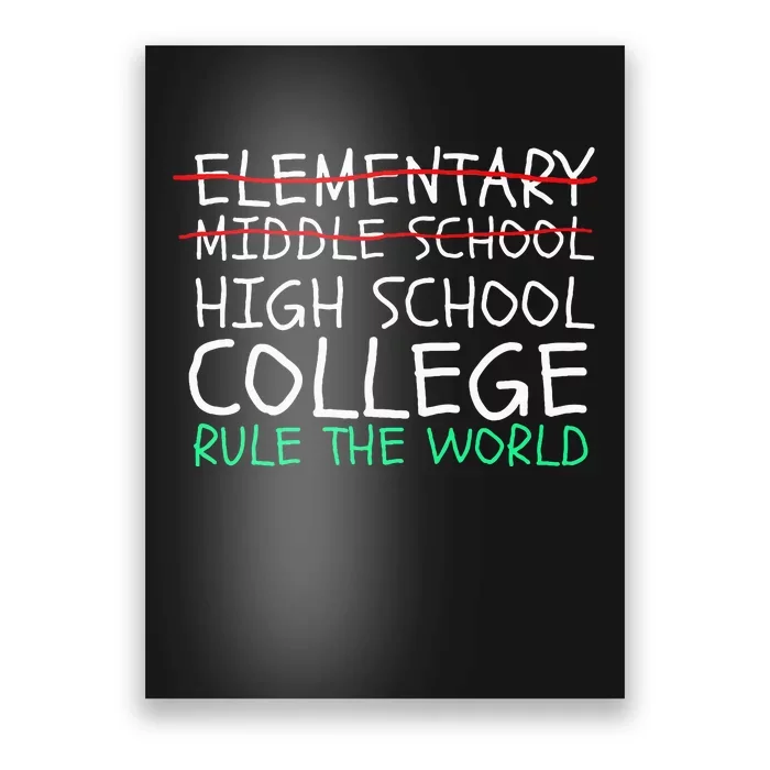 8th Grade Graduation Hilarious Middle School Memories Poster