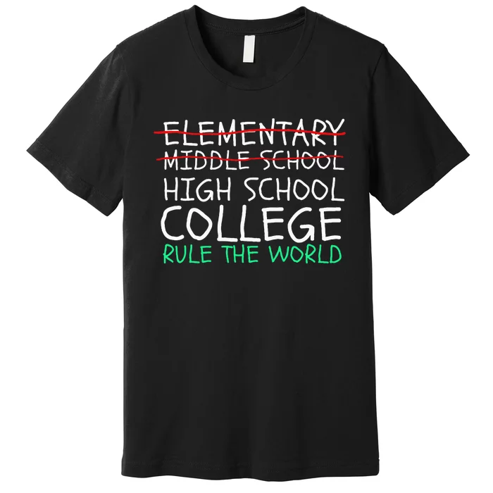 8th Grade Graduation Hilarious Middle School Memories Premium T-Shirt