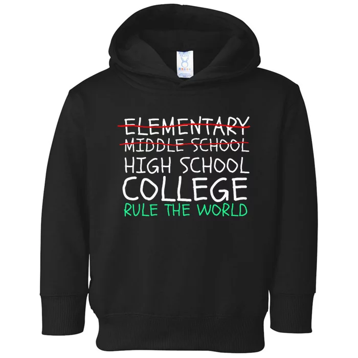 8th Grade Graduation Hilarious Middle School Memories Toddler Hoodie