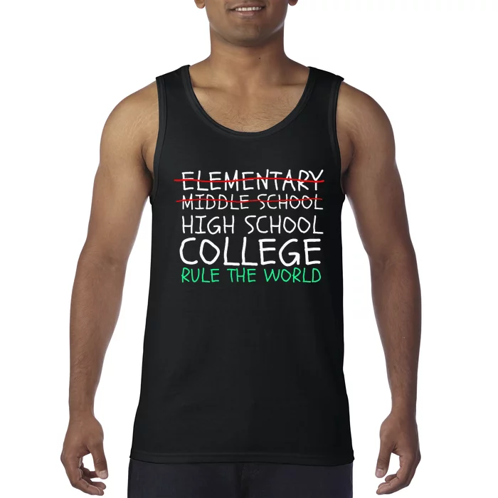 8th Grade Graduation Hilarious Middle School Memories Tank Top