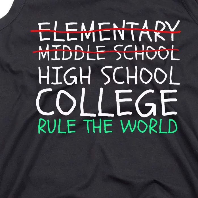 8th Grade Graduation Hilarious Middle School Memories Tank Top