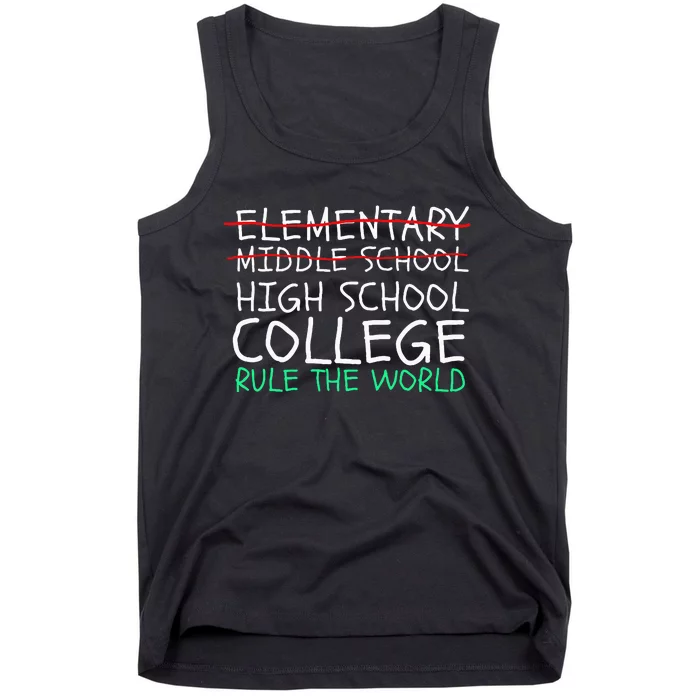 8th Grade Graduation Hilarious Middle School Memories Tank Top