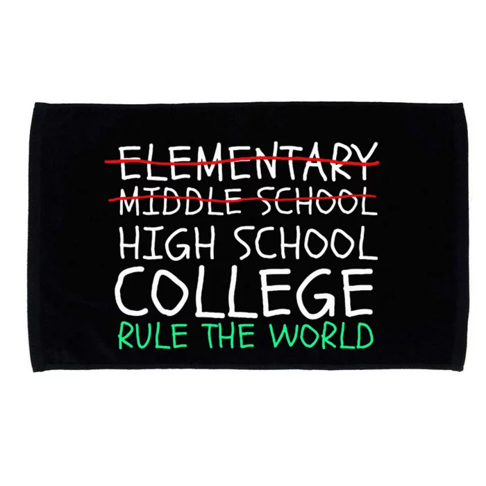 8th Grade Graduation Hilarious Middle School Memories Microfiber Hand Towel