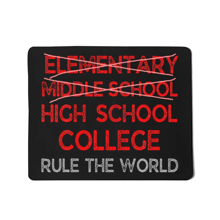 8th Grade Graduation Funny Middle School Graduation Mousepad