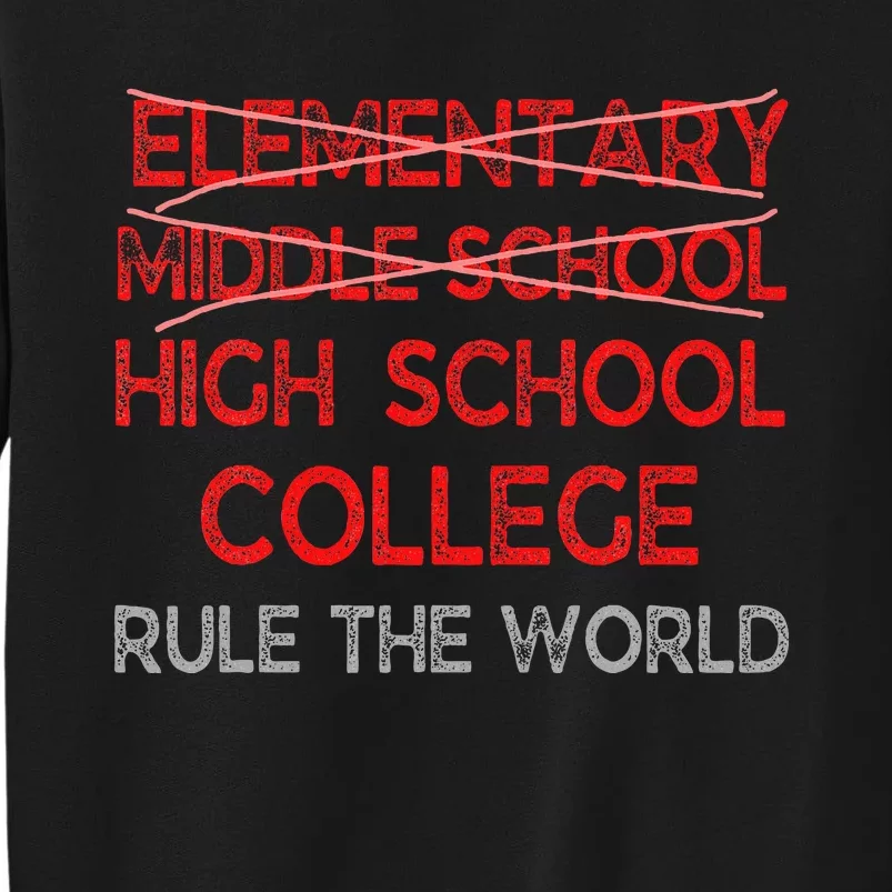 8th Grade Graduation Funny Middle School Graduation Tall Sweatshirt