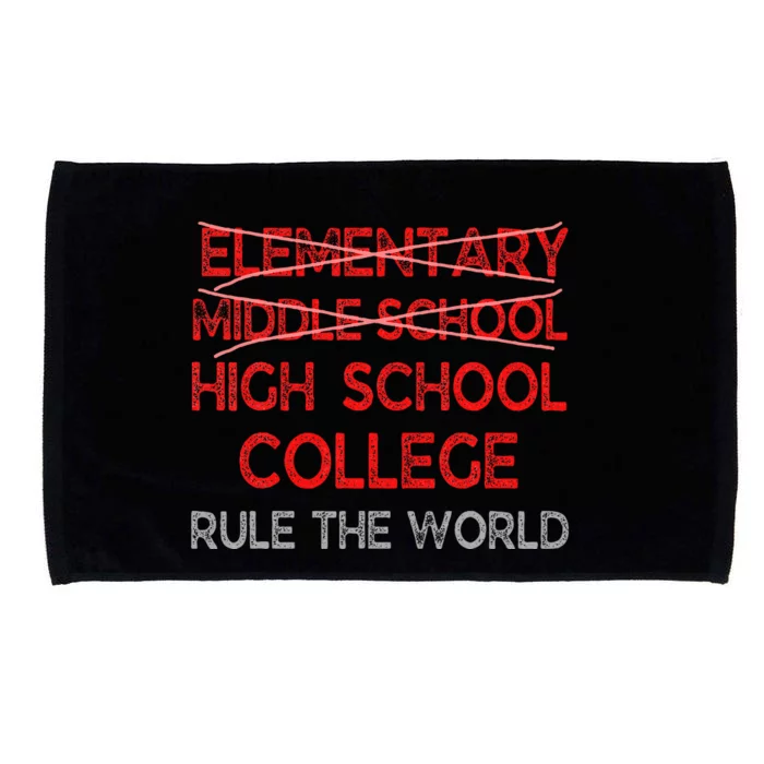 8th Grade Graduation Funny Middle School Graduation Microfiber Hand Towel