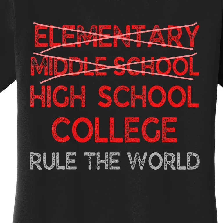 8th Grade Graduation Funny Middle School Graduation Women's T-Shirt