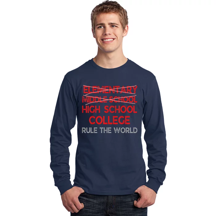 8th Grade Graduation Funny Middle School Graduation Long Sleeve Shirt