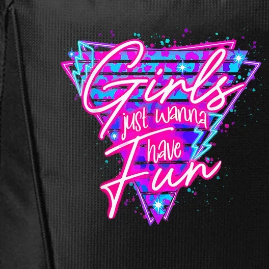 80s Girl Just Wanna Have Fun Nostalgia 1980s City Backpack