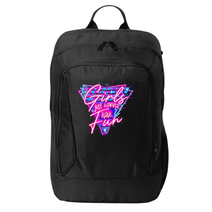 80s Girl Just Wanna Have Fun Nostalgia 1980s City Backpack