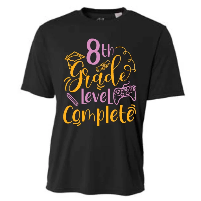 8th Grade Level Complete Eighth Grader School Graduation Cooling Performance Crew T-Shirt