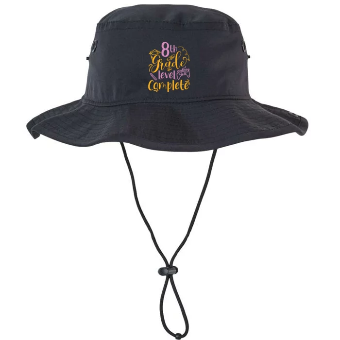 8th Grade Level Complete Eighth Grader School Graduation Legacy Cool Fit Booney Bucket Hat