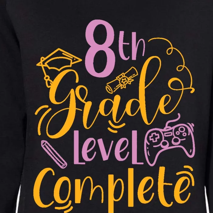 8th Grade Level Complete Eighth Grader School Graduation Womens California Wash Sweatshirt