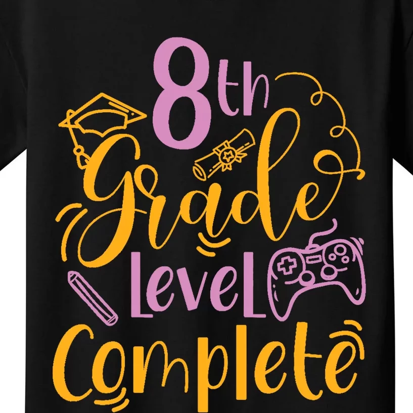 8th Grade Level Complete Eighth Grader School Graduation Kids T-Shirt