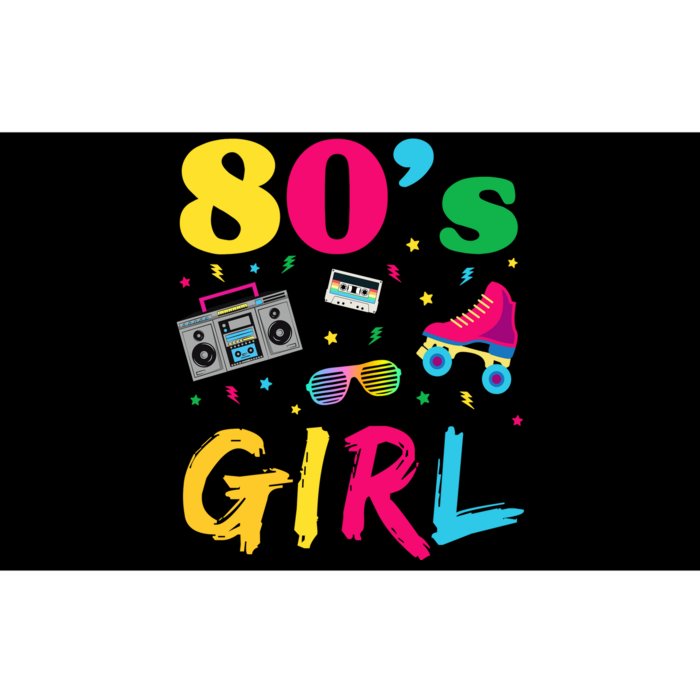 80s Girl Retro Costume Bumper Sticker