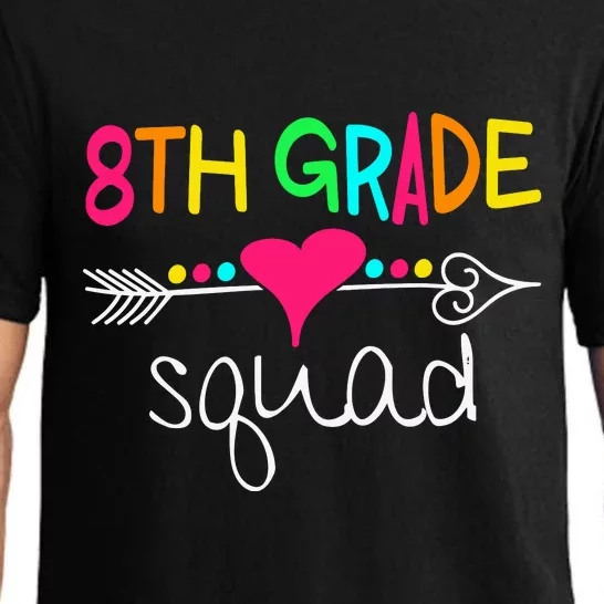 8th Grade Squad Eighth Teacher Student Team Back To School Gift Pajama Set