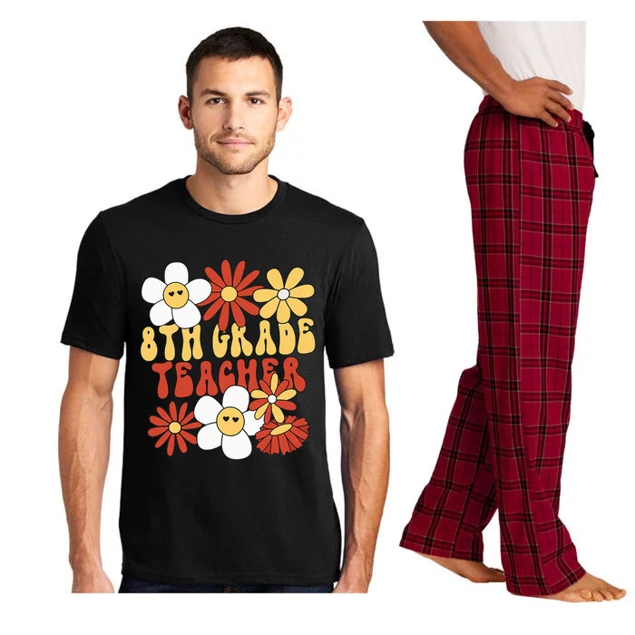 8th Grade Teacher Groovy Eighth Grade Teacher Pajama Set