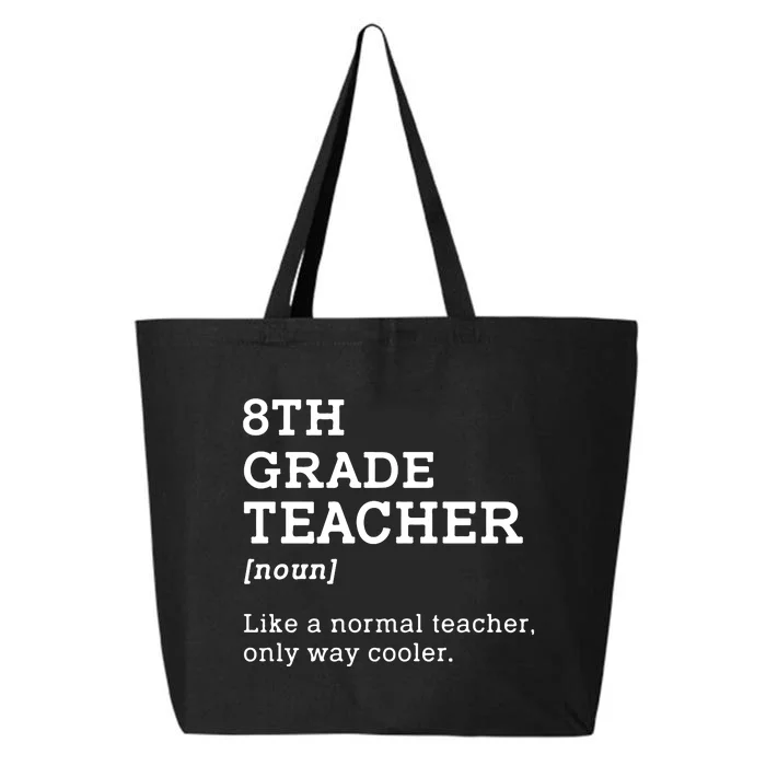 8th Grade Teacher Back To School Idea For Eighth Grade Teacher Gift 25L Jumbo Tote