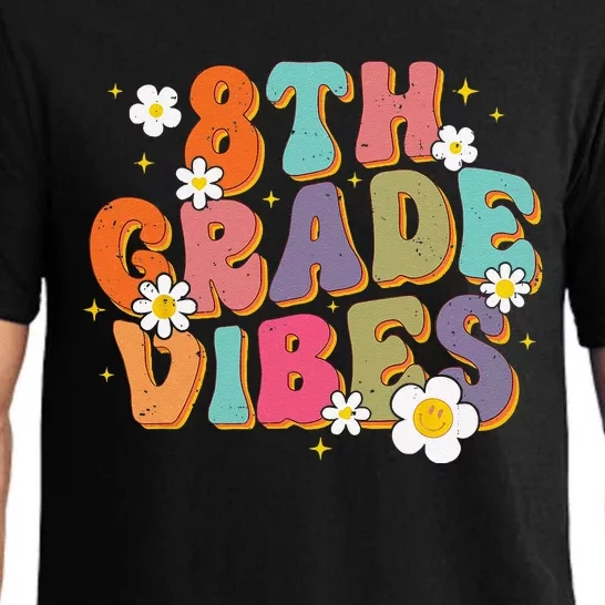 8th Grade Vibes Back To School Teacher First Day Of School Pajama Set