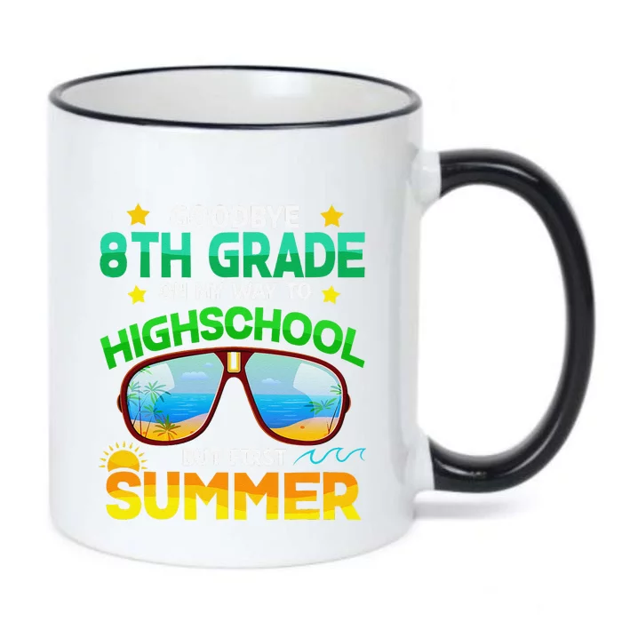 8th Grade Way To High School Grade First Summer Graduation Black Color Changing Mug