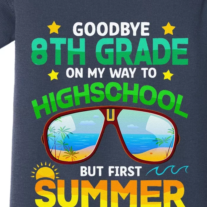 8th Grade Way To High School Grade First Summer Graduation Baby Bodysuit