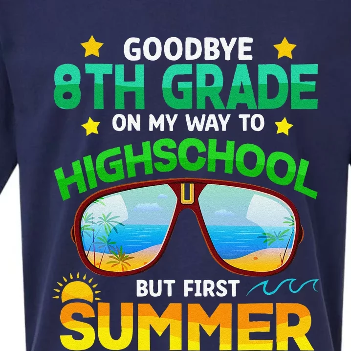 8th Grade Way To High School Grade First Summer Graduation Sueded Cloud Jersey T-Shirt