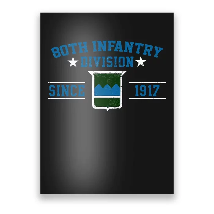 80th Infantry Division Veteran Military Father Day Christmas Poster