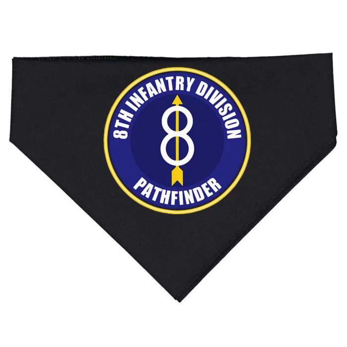 8th Infantry Division USA-Made Doggie Bandana