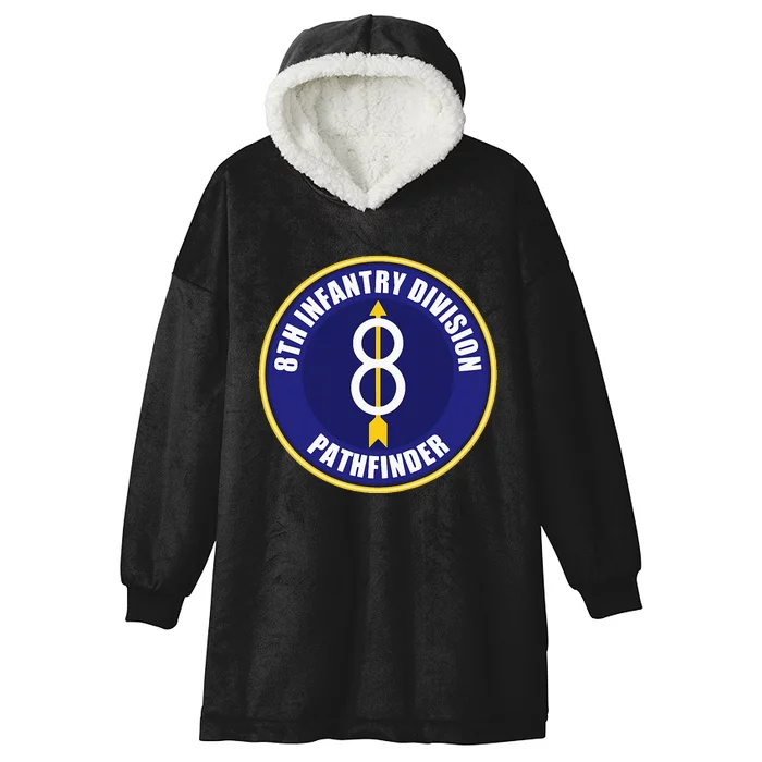 8th Infantry Division Hooded Wearable Blanket