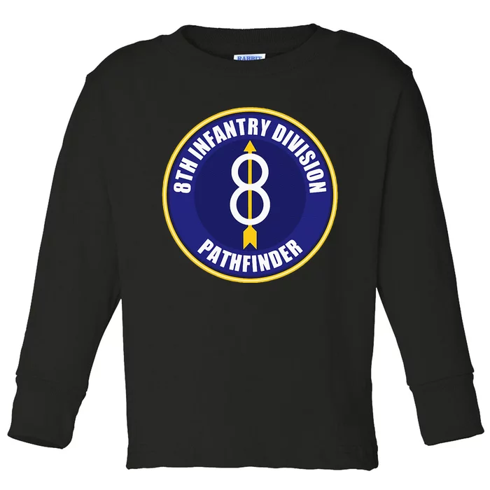 8th Infantry Division Toddler Long Sleeve Shirt