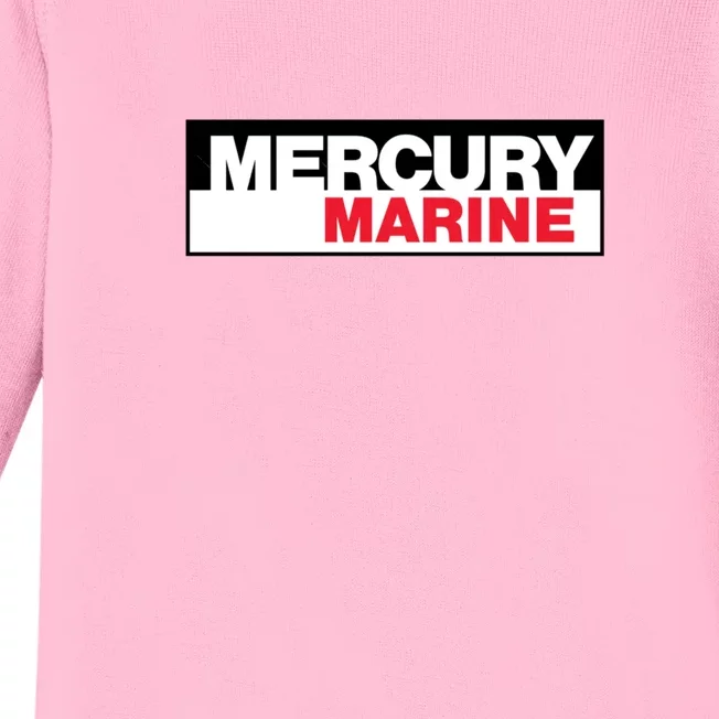 80S Kiekhaefer Mercury Marine Outboards Logo Baby Long Sleeve Bodysuit