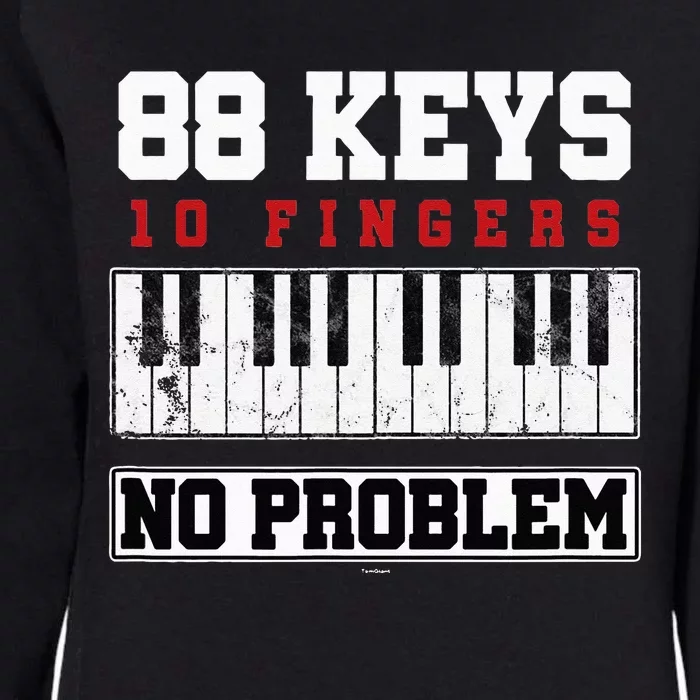 88 Keys Pianist Grand Piano Keyboard Key Music Musician Gift Womens California Wash Sweatshirt