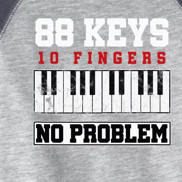 88 Keys Pianist Grand Piano Keyboard Key Music Musician Gift Toddler Fine Jersey T-Shirt