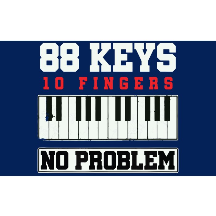 88 Keys Pianist Grand Piano Keyboard Key Music Musician Gift Bumper Sticker