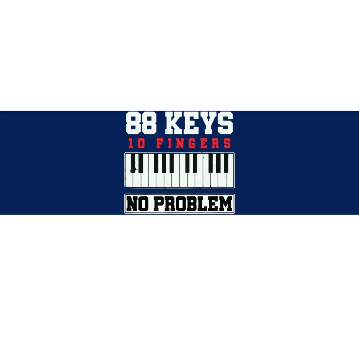 88 Keys Pianist Grand Piano Keyboard Key Music Musician Gift Bumper Sticker