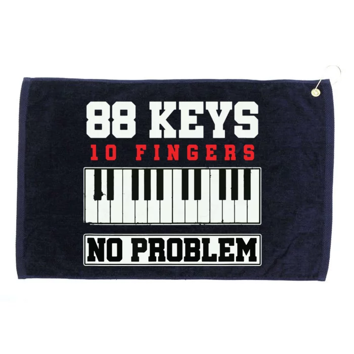 88 Keys Pianist Grand Piano Keyboard Key Music Musician Gift Grommeted Golf Towel