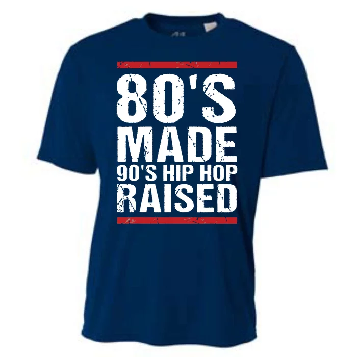 80s Made 90s Hip Hop Raised Apparel Cooling Performance Crew T-Shirt