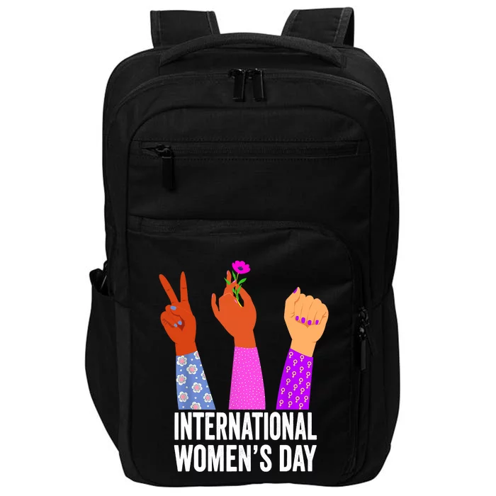 8 March Happy Women Day International Women Day Impact Tech Backpack