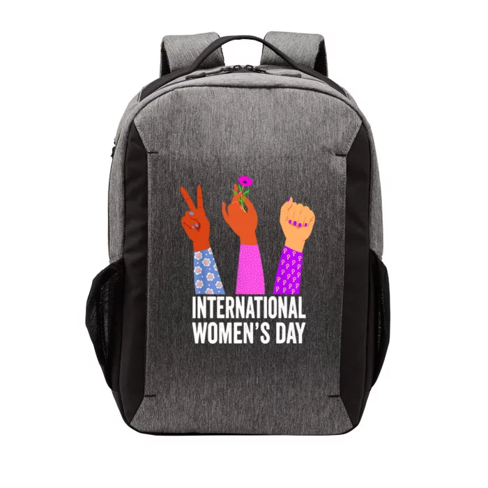 8 March Happy Women Day International Women Day Vector Backpack