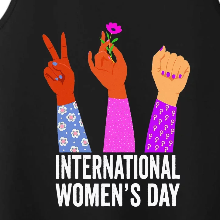 8 March Happy Womens Day International Womens Day Performance Tank