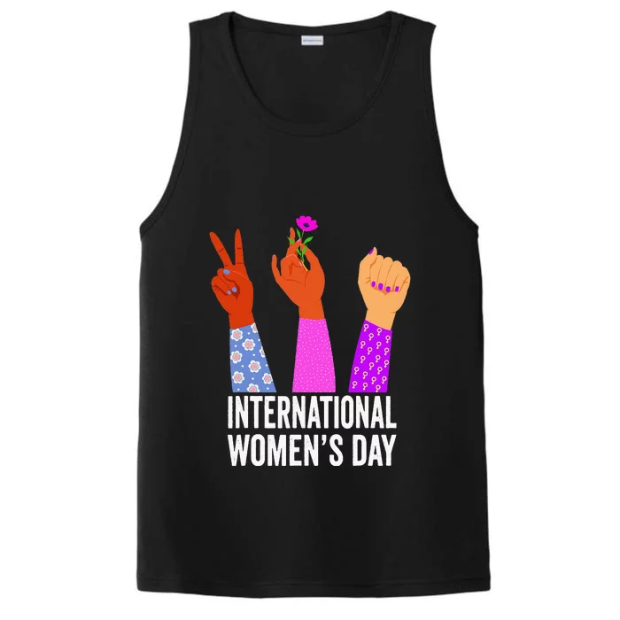 8 March Happy Womens Day International Womens Day Performance Tank