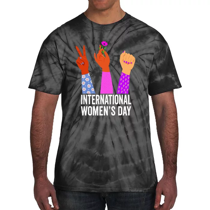 8 March Happy Womens Day International Womens Day Tie-Dye T-Shirt