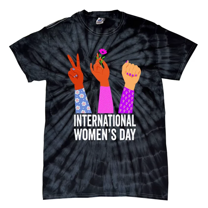 8 March Happy Womens Day International Womens Day Tie-Dye T-Shirt