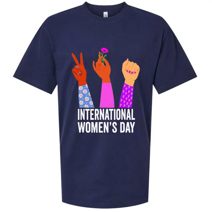 8 March Happy Womens Day International Womens Day Sueded Cloud Jersey T-Shirt