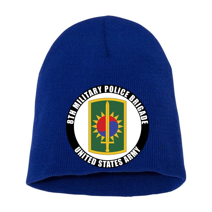 8th Military Police Brigade United States Army Veteran Gift Short Acrylic Beanie